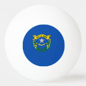 Speciale ping pong bal met vlag van Nevada Pingpongballen (Voorkant)
