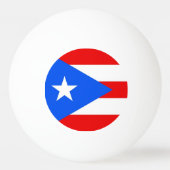Speciale ping pong bal met vlag van Puerto Rico Pingpongballen (Voorkant)