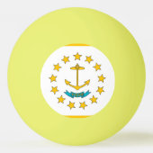 Speciale ping pong bal met vlag van Rhode Island Pingpongballen (Voorkant)