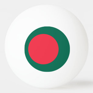 Speciale pingpongbal met vlag van Bangladesh Pingpongballen