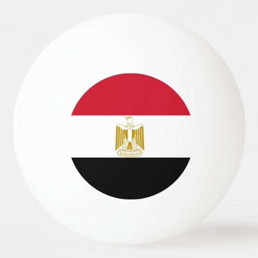 Speciale pingpongbal met vlag van Egypte Pingpongballen (Voorkant)