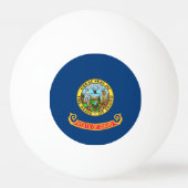 Speciale pingpongbal met vlag van Idaho State Pingpongballen (Voorkant)