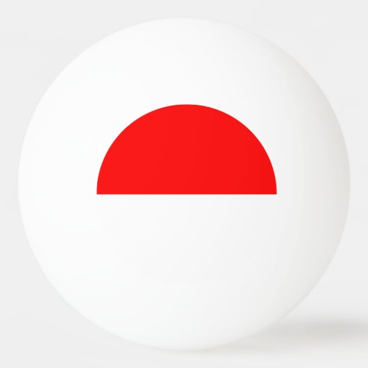 Speciale pingpongbal met vlag van Indonesië Pingpongballen (Achterkant)