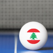Speciale pingpongbal met vlag van Libanon Pingpongballen (Net)