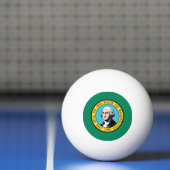 Speciale pingpongbal met Vlag van Washington USA Pingpongballen (Net)