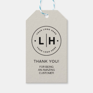 Speciale promotie voor zakelijke Logo Cadeaulabel