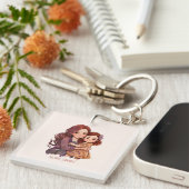 Speciale reservemoeder en dochter sleutelhanger (Voorkant Rechts)