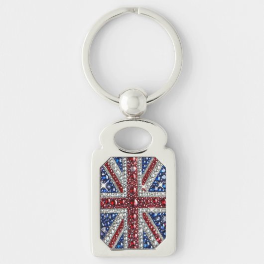 Speciale sleutelhanger met British Colours Design (Voorkant)