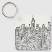 Speciale sleutelhanger voor Manhattan Skyscrapers (Voorkant)