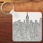 Speciale sleutelhanger voor Manhattan Skyscrapers (Voorkant)