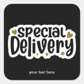 Speciale sticker voor levering (Voorkant)