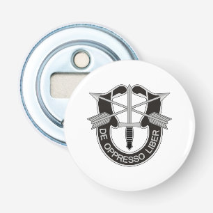 Speciale strijdkrachten SF de Oppresso Liber Button Flesopener