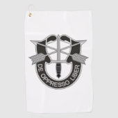 Speciale strijdkrachten SF de Oppresso Liber Golfhanddoek (Voorkant)