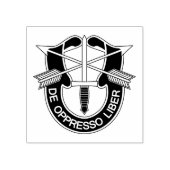 Speciale strijdkrachten SF de Oppresso Liber Rubberstempel (Afrduk)
