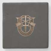 Speciale strijdkrachten stenen onderzetter (Voorkant)