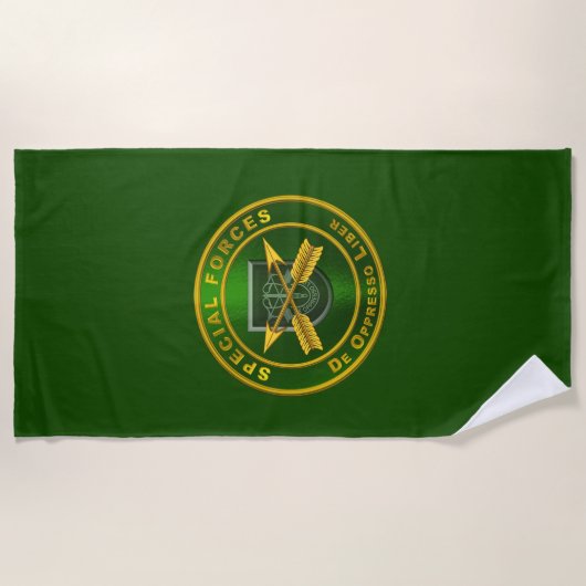 Speciale strijdkrachten strandlaken (Voorkant)