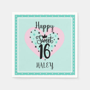 Speciale Sweet 16 Verjaardagsfeestje Servet