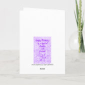 Speciale tante verjaardag kaart (Achterkant)