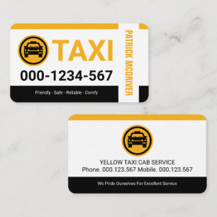 Speciale Taxi Grens Cab Service Visitekaartje