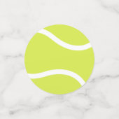 speciale tenniswedstrijd confetti (Kleine voorkant)