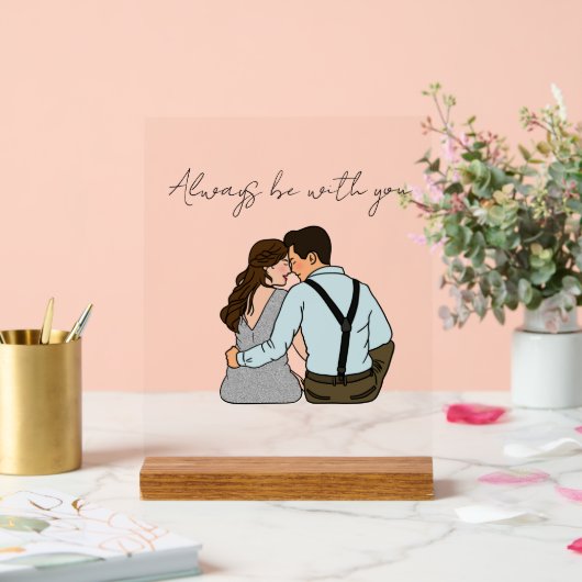 Speciale tijd, speciaal cadeau acryl bord (Huwelijk)