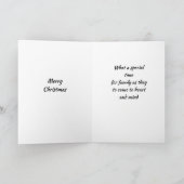 * SPECIALE TIJDEN - SPECIALE * FAMILIE * MERRY CHR KAART (Binnen)