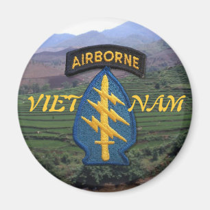 speciale troepen vietnam veterans veteranen vets M Magneet