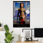 speciale uitgave Warrior Femme II Poster (Thuiskantoor)