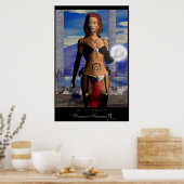speciale uitgave Warrior Femme II Poster (Keuken)