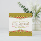 Speciale uitnodiging van Delicate Lace (Staand voorkant)