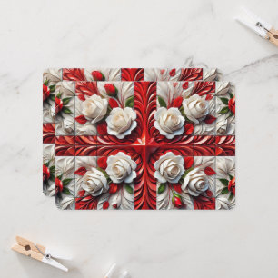 Speciale uitnodigingen met Engelse Rozen