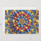 Speciale uitnodigingen met Roemeens Kleuren Design (Voorkant)