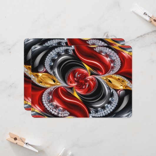 Speciale uitnodigingen voor German Design (Voorkant / Achterkant in situ)