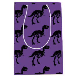 Speciale unieke dinosaurus skelet cadeau tas medium cadeauzakje