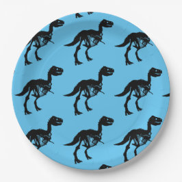 Speciale unieke dinosaurus skelet partij borden papieren bordje
