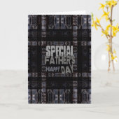 Speciale Vader Vaderschap Gelukkige Dag Kaart (Gele Bloem)