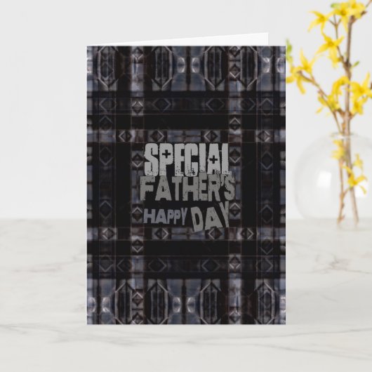 Speciale Vader Vaderschap Gelukkige Dag Kaart (Gele Bloem)