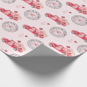 Speciale Valentijn voor levering Waterverf vrachtw Cadeaupapier (Hoek)