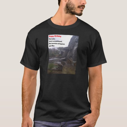 Speciale verjaardag t-shirt (Voorkant)