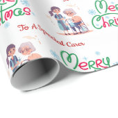 Speciale verzorgers Kerst inpakpapier (Rol Hoek)