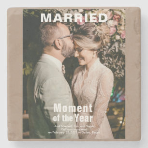 Speciale Voeg Foto Stone Onderzetter toe