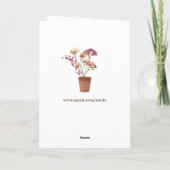 Speciale vogelkaart voor vriend bedankkaart (Achterkant)