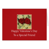 speciale vriend Happy Valentine's Day Rozen (Voorkant Horizontaal)