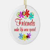 Speciale vriend keramisch ornament (Rechts)