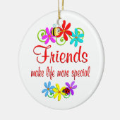 Speciale vriend keramisch ornament (Links)