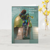 SPECIALE VRIENDELIJKE WERELD KAART (Gele Bloem)