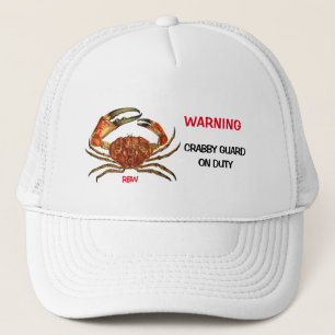 Speciale "Warning Crabby Guard on Duty"-vrachtwage Trucker Pet