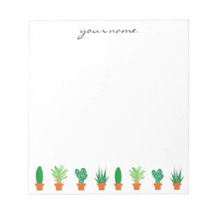 Speciale Waterverf Succulenten Boho Notitieblok