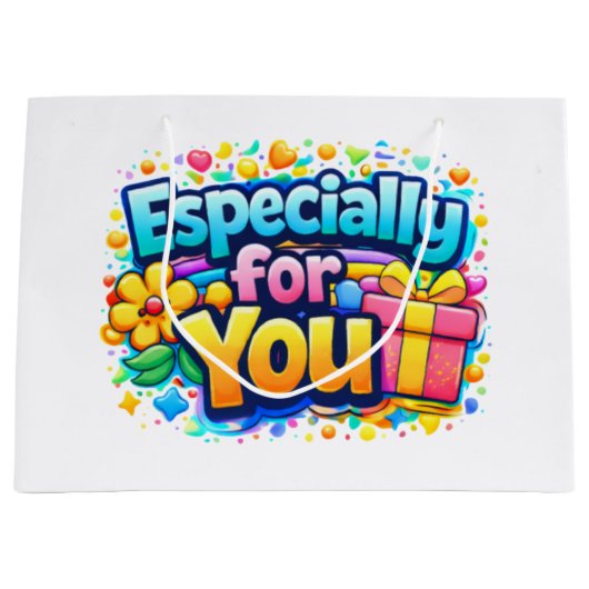 Spécialement pour vous – Joli design de sac cadeau (Devant)