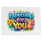 Spécialement pour vous – Joli design de sac cadeau (Dos)